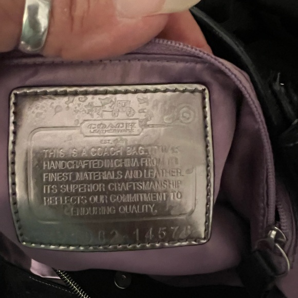 Coach Madison Signature Shoulder Bag with Crossbody Strap - Picture 4 of 11